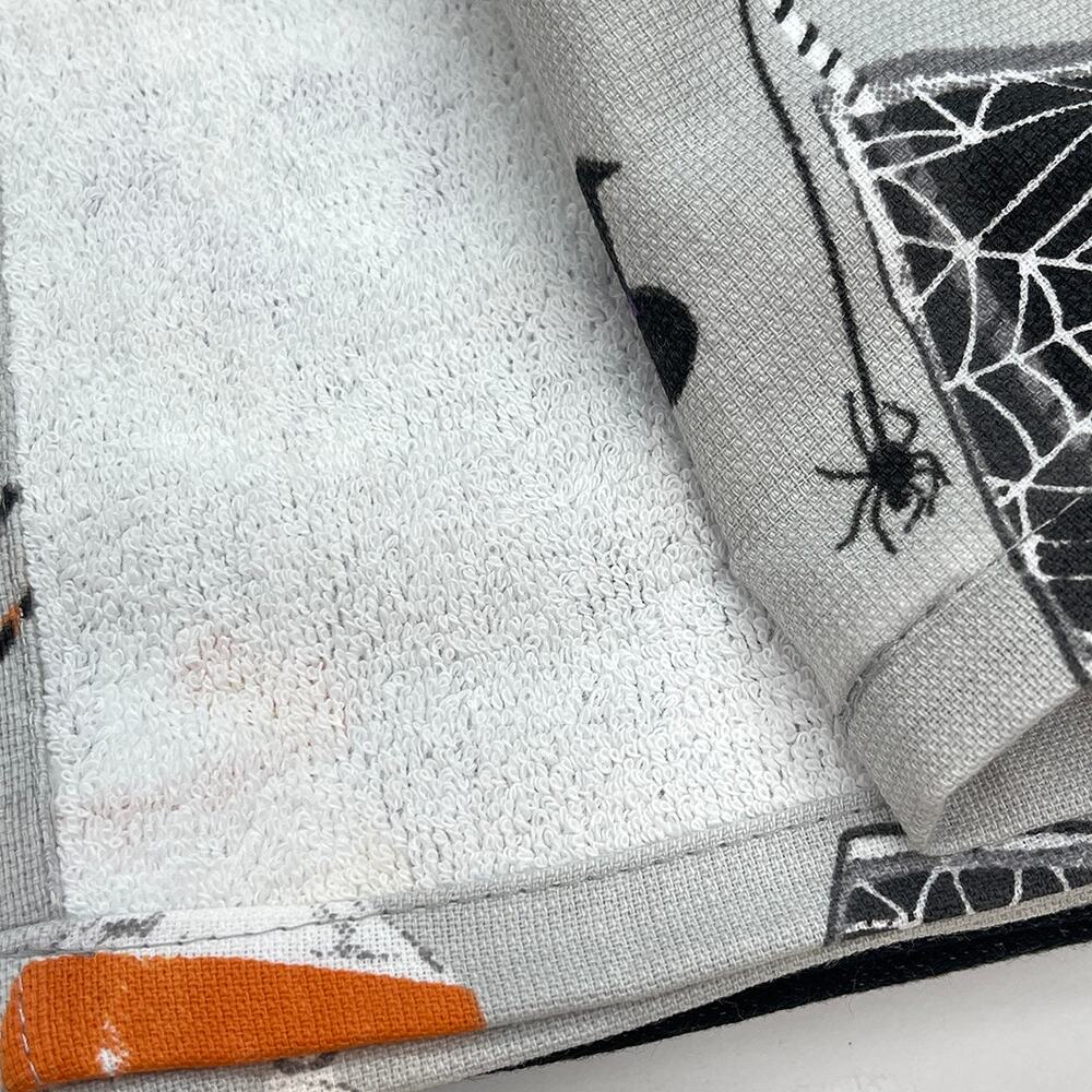 Cupcakes & Cashmere Creepy Cocktail Halloween Kitchen Towels 3-Pc with Jigger - Picture 5 of 6